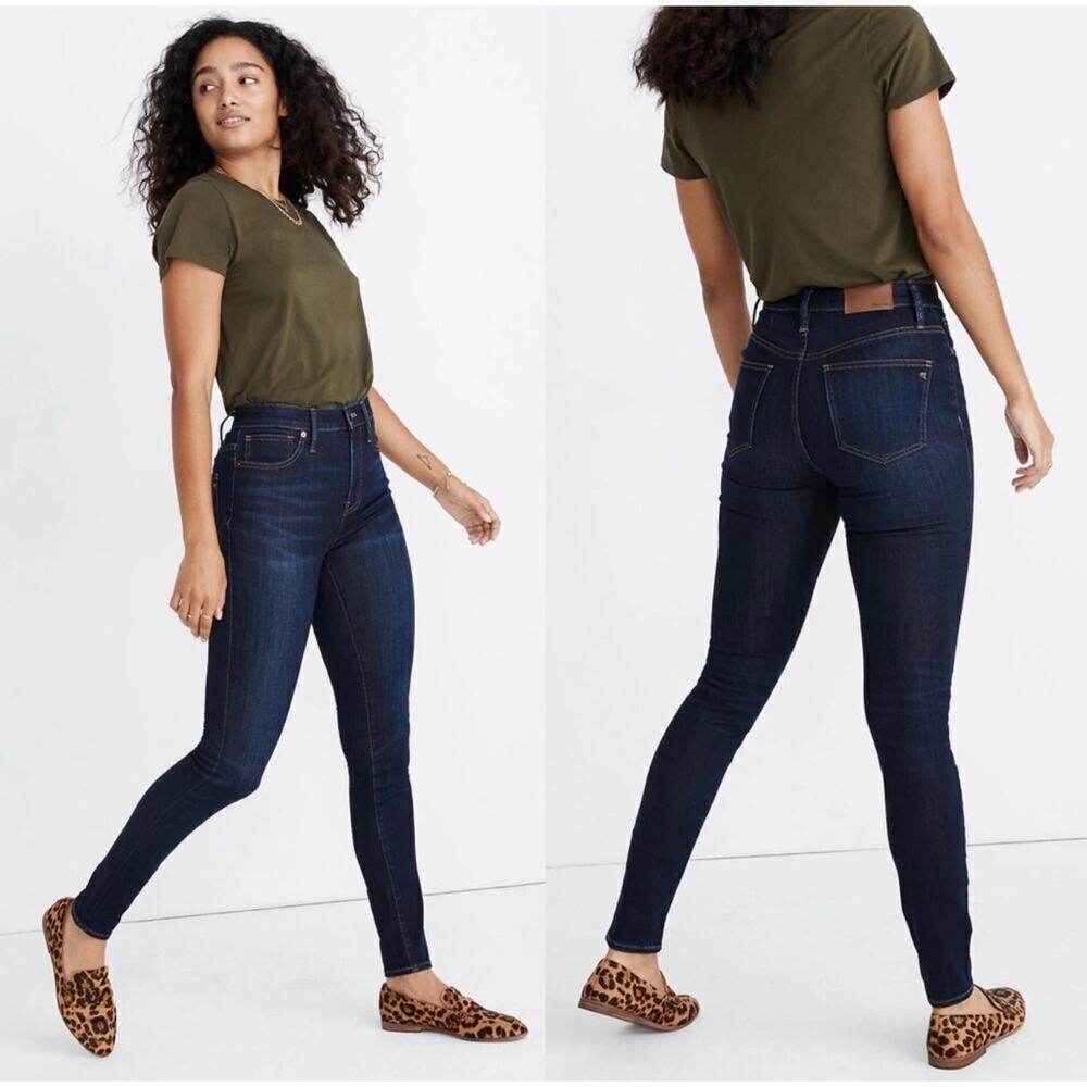 Madewell 9" High Rise Skinny Jeans Medium Blue Wash Women's Size 27